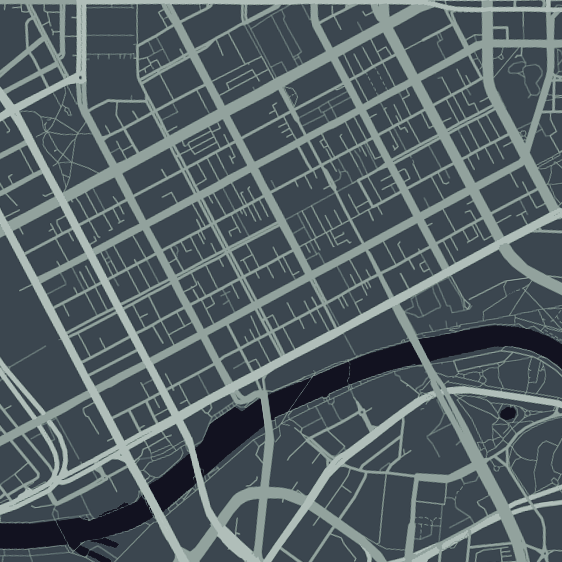 Melbourne map divided into a 4 by 4 tile grid